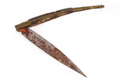 Lot 182 - A 19th Century Spanish Navaja folding knife