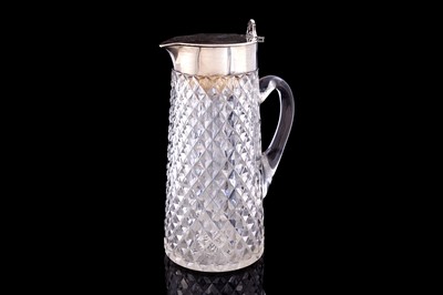 Lot 66 - A late Victorian silver mounted cut glass