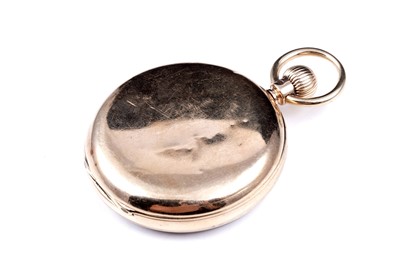 Lot 165 - An 18ct yellow gold cased open faced pocket watch