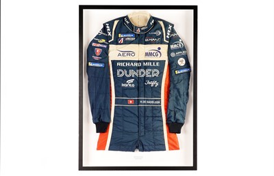 Lot 168 - A racing driver’s suit, worn by Hugo de Sadeleer