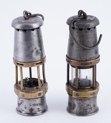 Lot 198 - Two ‘Baby Wolf’ miners' lamps