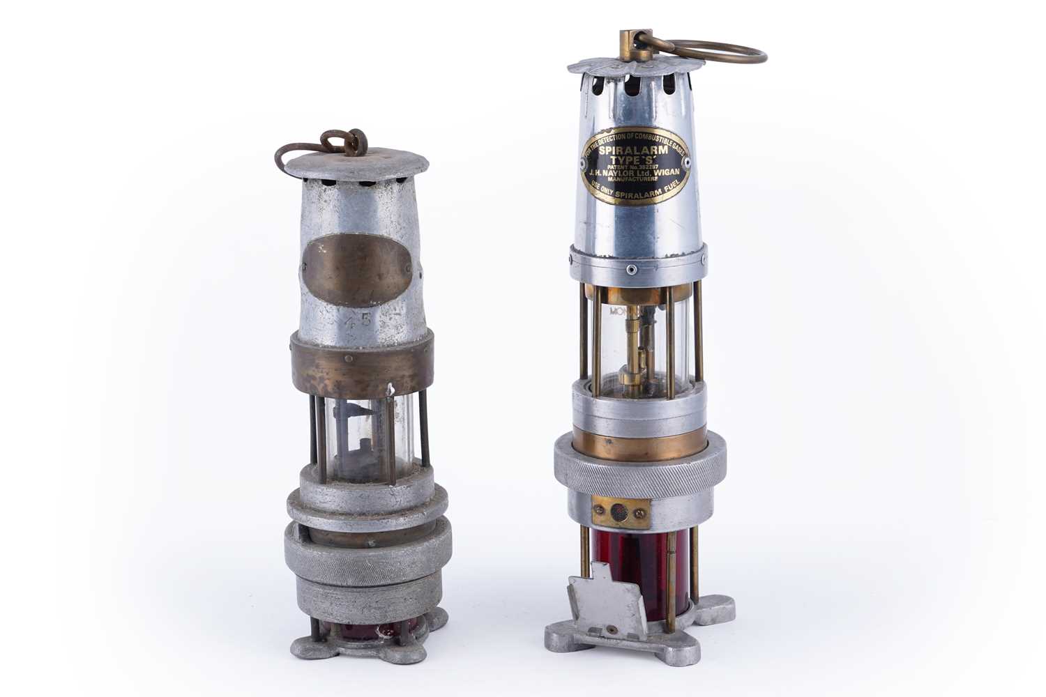 Lot 224 - Two ‘Spiralarm’ lamps