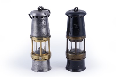 Lot 204 - Two 'Baby Wolf' miners' lamps