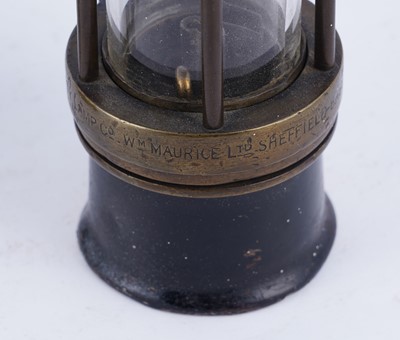 Lot 204 - Two 'Baby Wolf' miners' lamps