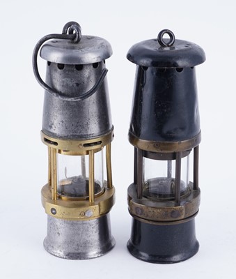 Lot 204 - Two 'Baby Wolf' miners' lamps