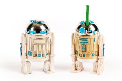 Lot 137 - A pair of Star Wars original, LFL 1977 and GMFGI 1977, Artoo-Deetoo (R2-D2) figures