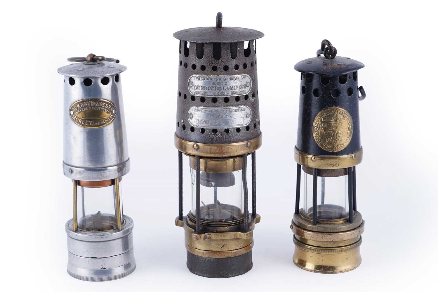 Lot 227 - Hailwood and Ackroyd Ltd Makers: a ‘Lamp No.1’; and two others