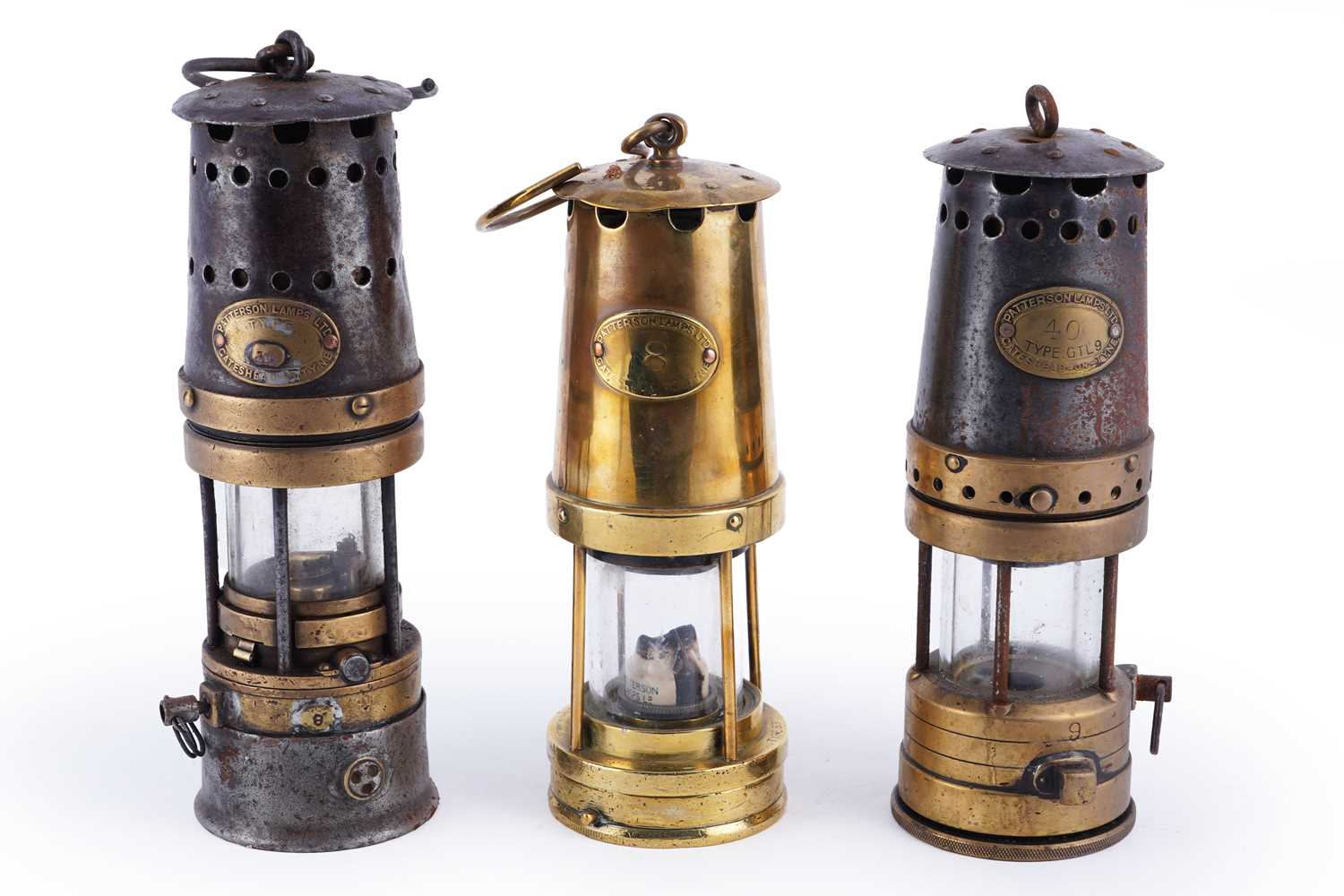 Lot 162 - Three Patterson Lamps Ltd Gateshead on Tyne