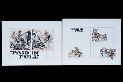 Lot 454 - Artwork “Paid in Full” by A. Giolitti