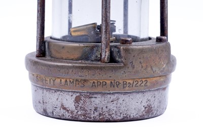 Lot 191 - Two ‘Baby Wolf’ miners' lamps; and a Wolf Type FG lamp