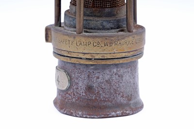 Lot 191 - Two ‘Baby Wolf’ miners' lamps; and a Wolf Type FG lamp