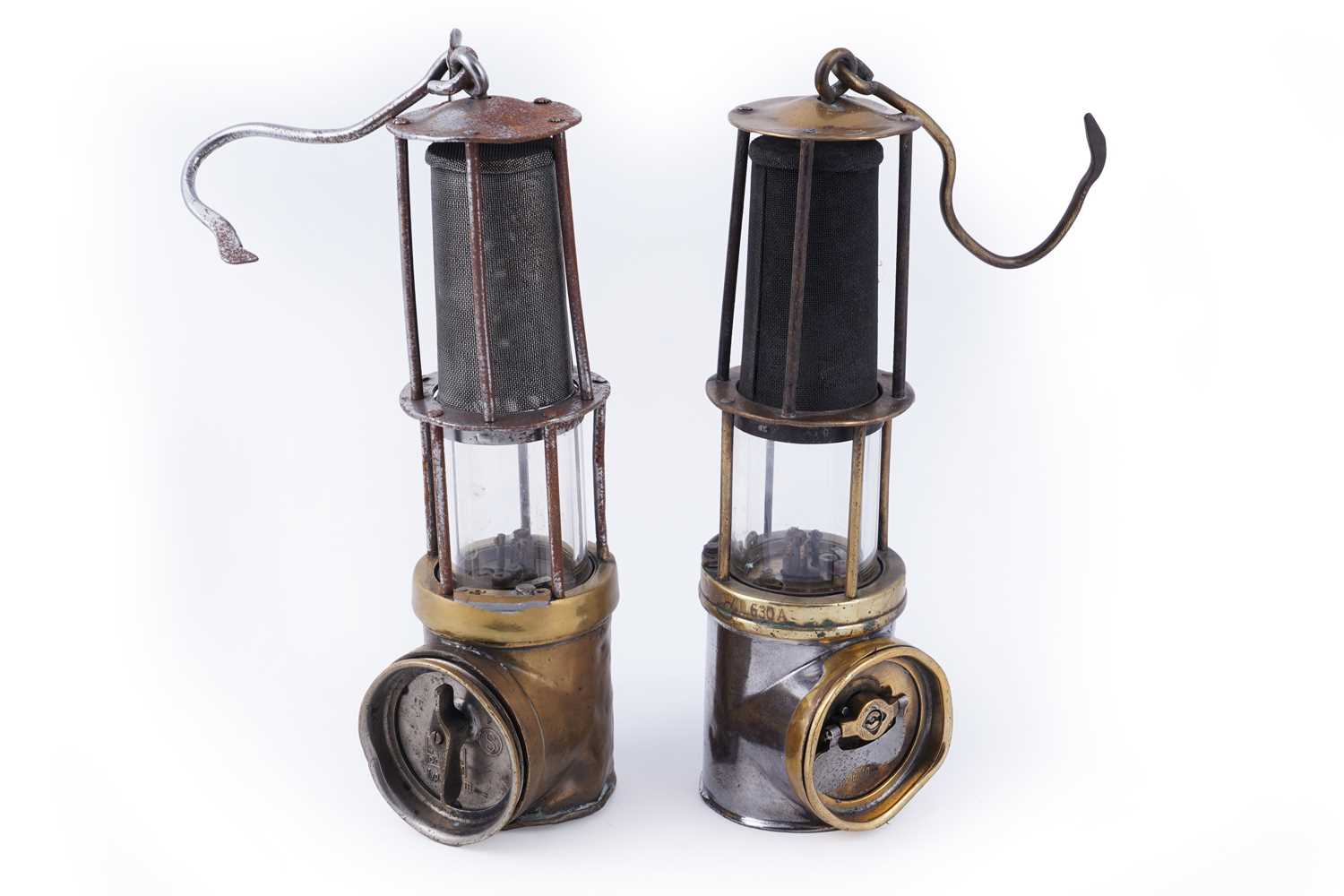 Lot 182 - Two Wilhelm Seippel GmbH Dortmund ‘Dominit’ Type Bl 10/III and Bl 10 benzine lamps