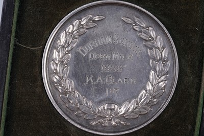 Lot 27 - Late 1920's silver school prize sporting medals