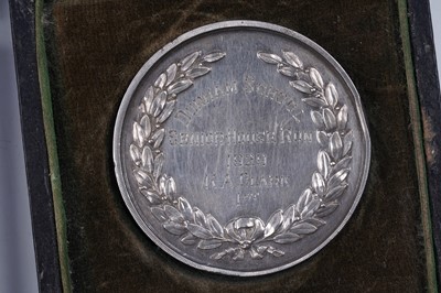 Lot 27 - Late 1920's silver school prize sporting medals