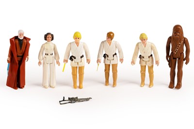 Lot 148 - Six Star Wars GMFGI 1977 action figures