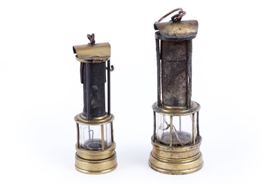 Lot A Joseph Cooke ‘Clanny’ lamp; and another