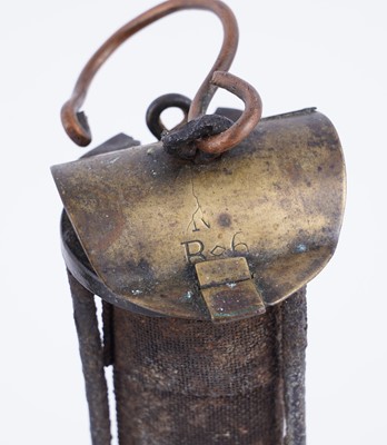 Lot 192 - A Joseph Cooke ‘Clanny’ lamp; and another