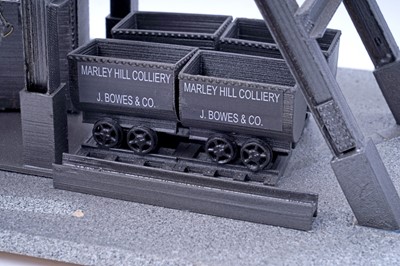 Lot 173 - A collection of three mining-related models