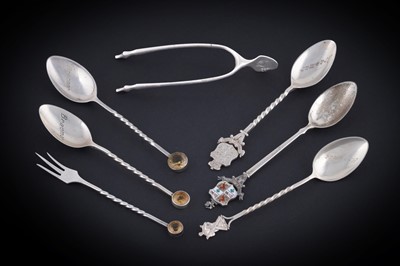 Lot 188 - William Robb of Ballater: provincial silver souvenir teaspoons