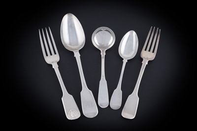 Lot 194 - Elgin: a selection of silver flatware
