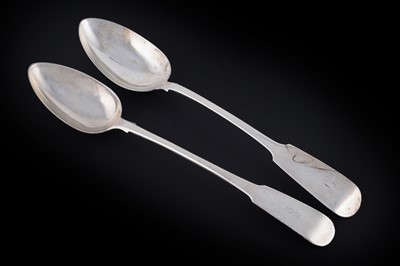 Lot 197 - Dundee: two silver basting spoons
