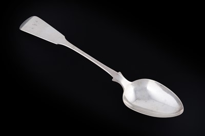 Lot 198 - Newcastle and Dundee: a George IV silver Fiddle pattern basting spoon