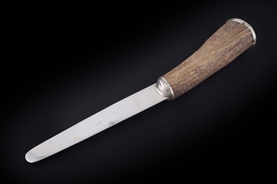 Lot 201 - Inverness: a George V Scottish provincial silver-mounted paper knife