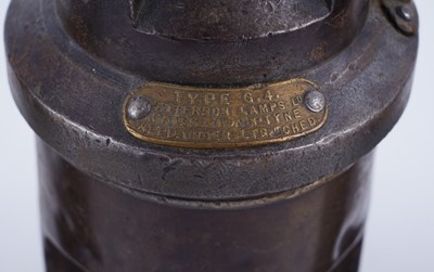 Lot 175 - A Patterson ‘Type G.4.’ electric lamp