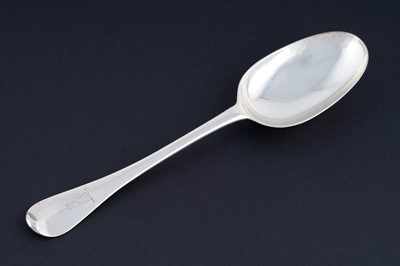 Lot 204 - A rare George I north west country silver tablespoon
