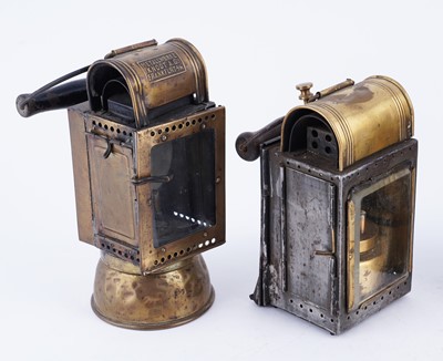 Lot 187 - Four early 20th Century carbide lanterns