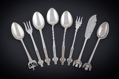Lot 211 - Oban: a small group of Scottish provincial silver pieces