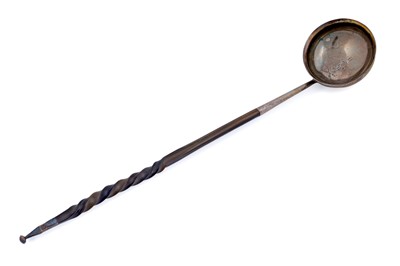 Lot 224 - A Scottish provincial silver toddy ladle