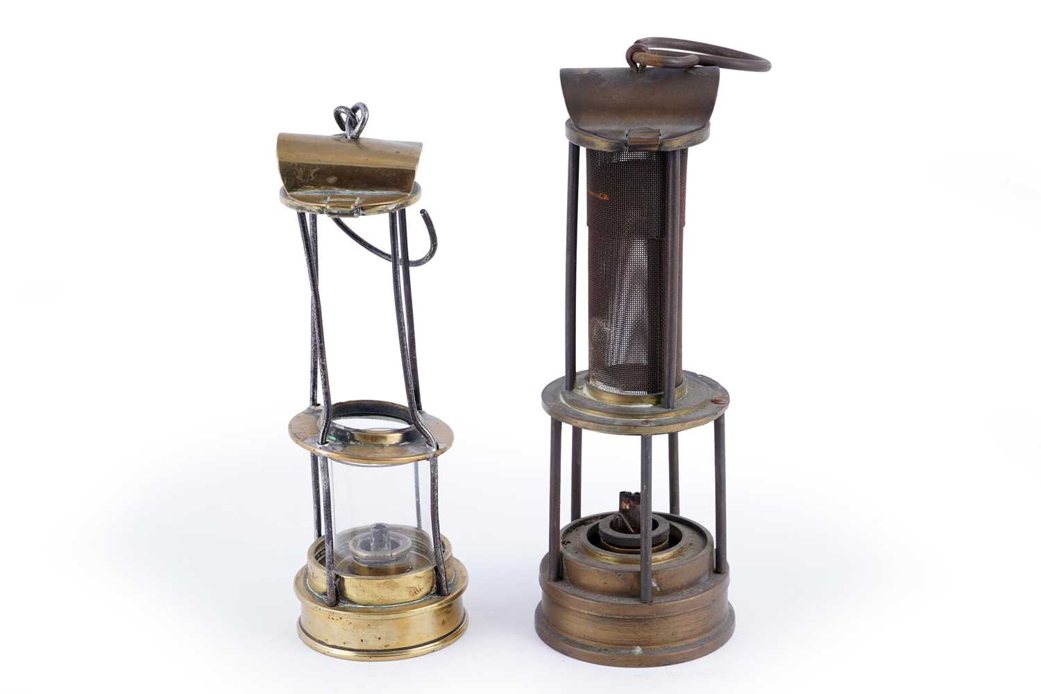 Lot 237 - Two ‘Clanny’ lamps
