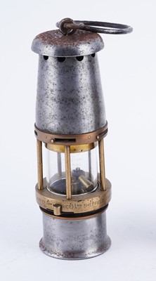 Lot 215 - Two ‘Baby Wolf’ miners' lamps