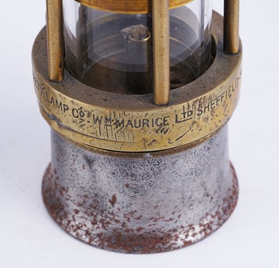 Lot 215 - Two ‘Baby Wolf’ miners' lamps