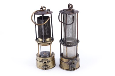Lot 174 - Two ‘Mueseler’ type safety lamps