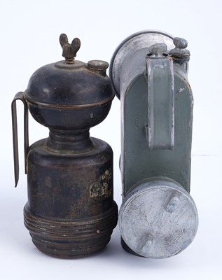 Lot 188 - A collection of seven carbide lamps
