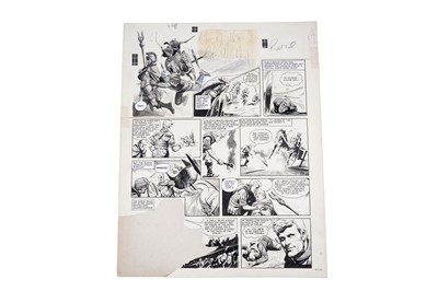 Lot 464 - Artwork for a page featuring Olac the Gladiator by Jerry Embleton