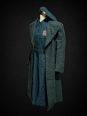 Lot 235 - A lady's post-War Women's Voluntary Service Civil Defence uniform, and paperwork
