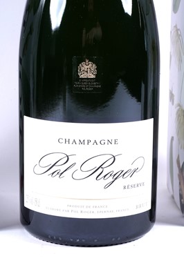 Lot 589 - Two bottles of Pol Roger Reserve Brut Champagne