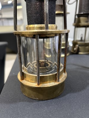 Lot 158 - Three lamps, including two 'Muesler' type lamps