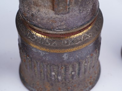 Lot 172 - A collection of seven carbide lamps