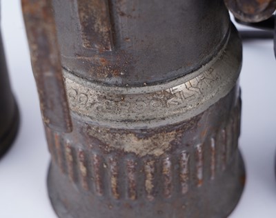 Lot 172 - A collection of seven carbide lamps