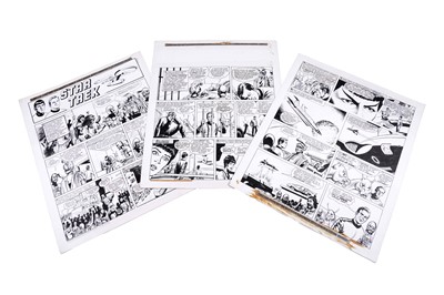 Lot 204 - Artwork for Star Trek comic strip