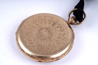 Lot 432 - Attributed to Breguet: a yellow gold cased quarter repeating pocket watch with parachute balance