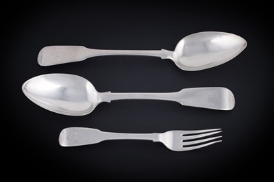 Lot 248 - Elgin: silver flatware