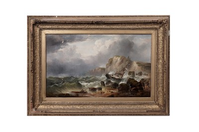 Lot 216 - John Wilson Carmichael - Shipwreck off the coast | oil