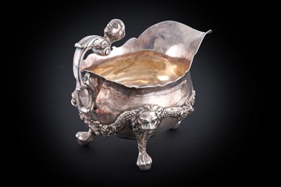 Lot 57 - A late George II small silver sauceboat