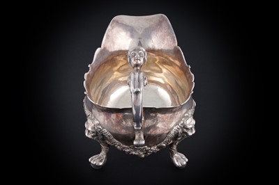 Lot 57 - A late George II small silver sauceboat