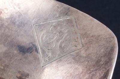 Lot 57 - A late George II small silver sauceboat